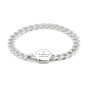 Gucci Trademark Sterling Silver Link 17cm Bracelet YBA779173002 - Size M