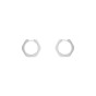 Gucci Trademark Sterling Silver Hoop Earrings YBD779170002