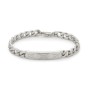 Gucci Silver Signature Bracelet with GG Tag YBA814851001 - Size XL