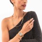 Coeur De Lion GeoCube Gold Tone Smoky Quartz Bracelet 4524/30_1116