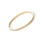 Coeur De Lion Gold Plated White Crystal Bangle 0127_1816