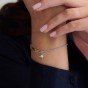 Olivia Burton Celestial Ladies Bracelet OBJCLB48 Stone Set SS Tone