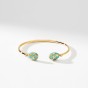 Fabergé Heritage Yellow Gold Diamond & Turquoise Guilloché Enamel Open Bracelet 2