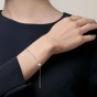 Mikimoto 18ct White Gold Akoya Cultured Pearl & 0.15ct Diamond Chain Bracelet PD 250D W