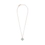 Roberto Coin Princess Flower 18ct Rose Gold Diamond and Turquoise Ladies Pendant ADV888CL1837_03 RW