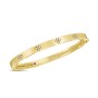 Roberto Coin 18ct Gold Love in Verona 0.19ct Diamond 4.5mm Bangle 1