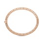 Roberto Coin 18ct Rose Gold Art Deco 5.28ct Black Jade 0.07ct Diamond Bangle ADV888BA2255_RB/B