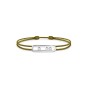 Messika Care(S) 18ct White Gold Diamond Khaki Cord Bracelet 14097-WG