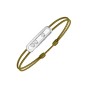 Messika Care(S) 18ct White Gold Diamond Khaki Cord Bracelet 14097-WG