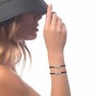 Messika Care(s) 18ct White Gold Diamond Black Cord Bracelet 14140-WG