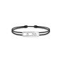 Messika Care(s) 18ct White Gold Diamond Black Cord Bracelet 14140-WG