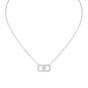 So Move 18ct White Gold Pavé 0.65ct Diamond Necklace 12945-WG