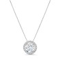 18ct White Gold Lab Grown 2.25ct Round Brilliant Diamond Pendant