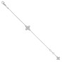 Roberto Coin 18ct White Gold Princess Flower 0.18ct Diamond Bracelet ADR777BR0652_WG 