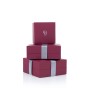 9ct White Gold Round Brilliant Ruby Stud Earrings 