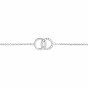 Olivia Burton Bejewelled Interlink Silver Bracelet Details