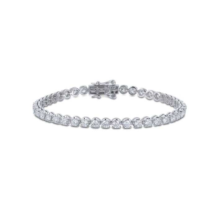 18ct White Gold Brilliant Cut 5.00ct Diamond Bracelet 
