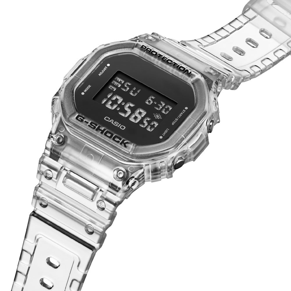 G-Shock Digital Dial Transparent Bracelet Watch