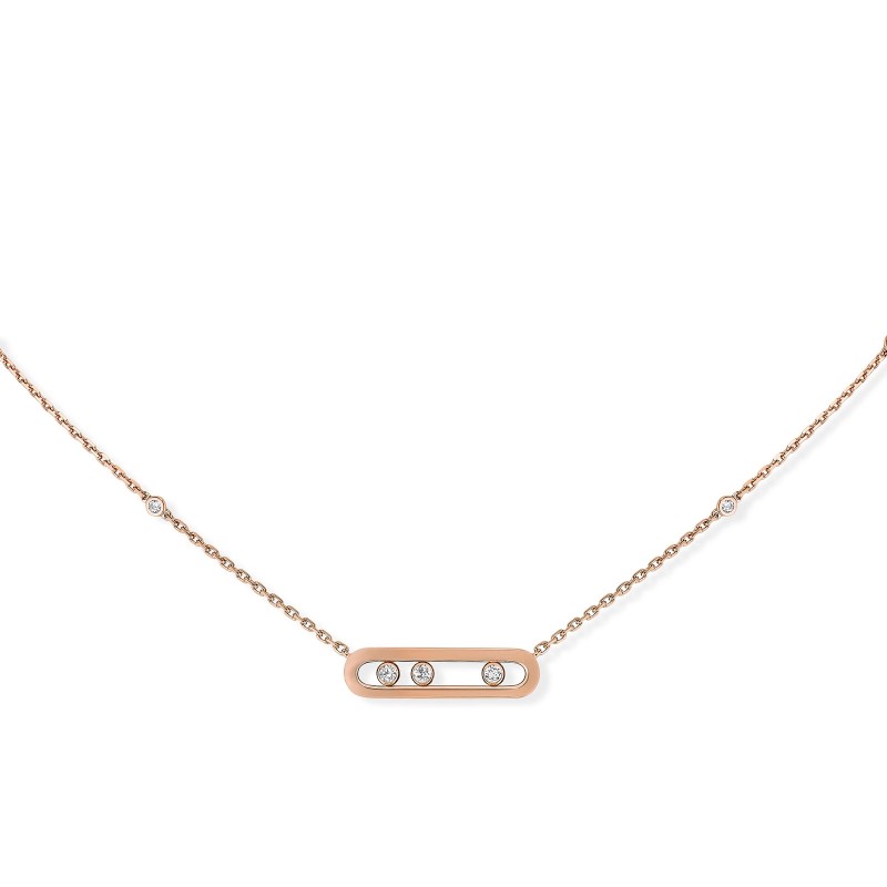 Messika Baby Move Rose Gold 0.15ct Diamond Necklace 04323-RG