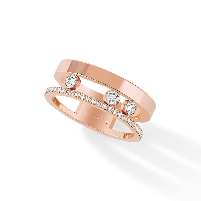 Messika Move Romane Rose Gold 0.30ct Diamond Ring 06516-RG
