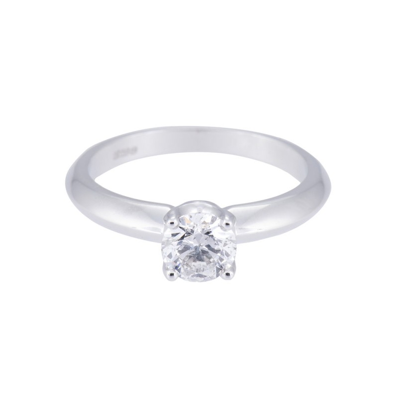 18ct White Gold 0.75ct Diamond Solitaire Ring