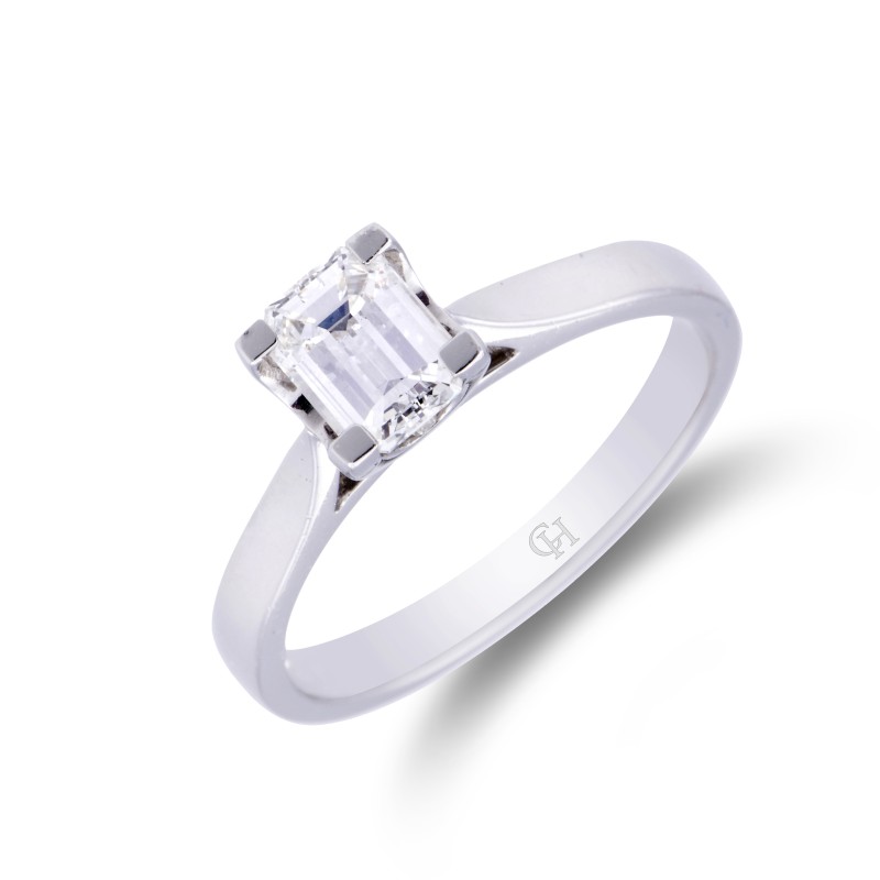 Platinum 0.75ct Diamond Solitaire Ring