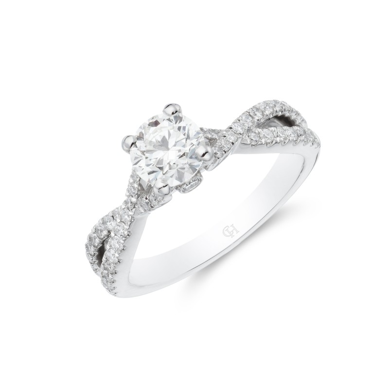 Platinum Brilliant Cut 0.75ct Diamond Solitaire Ring