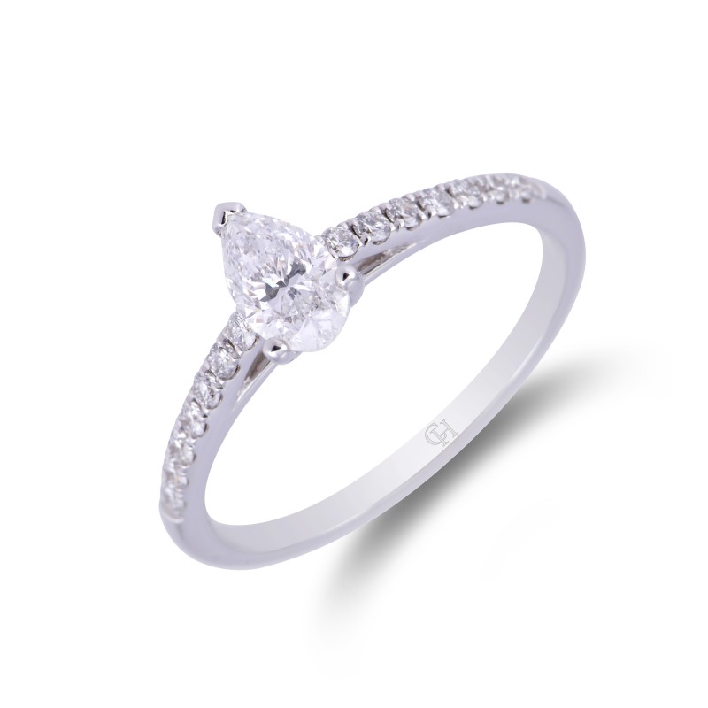18ct White Gold 0.70ct Diamond Solitaire Ring