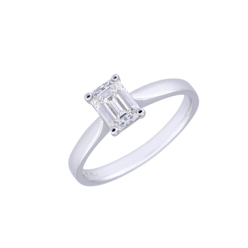 Platinum 1.00ct Diamond Solitaire Ring