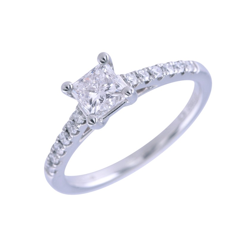 Platinum 1.00ct Diamond Solitaire Ring