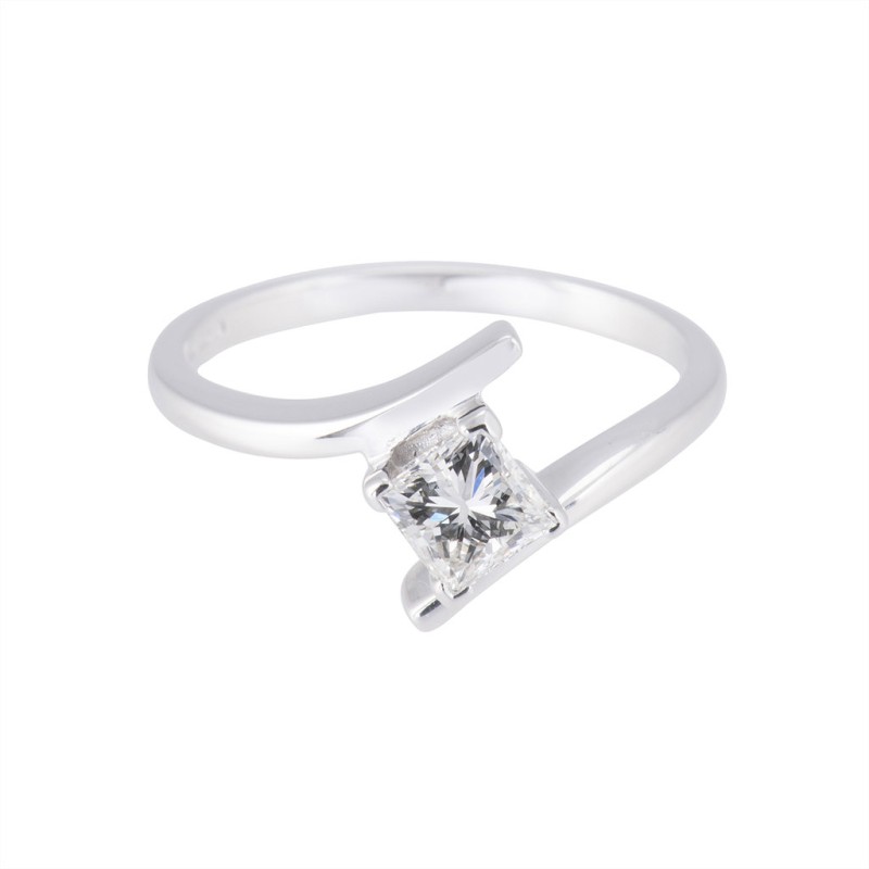 18ct White Gold 0.50ct Diamond Solitaire Ring