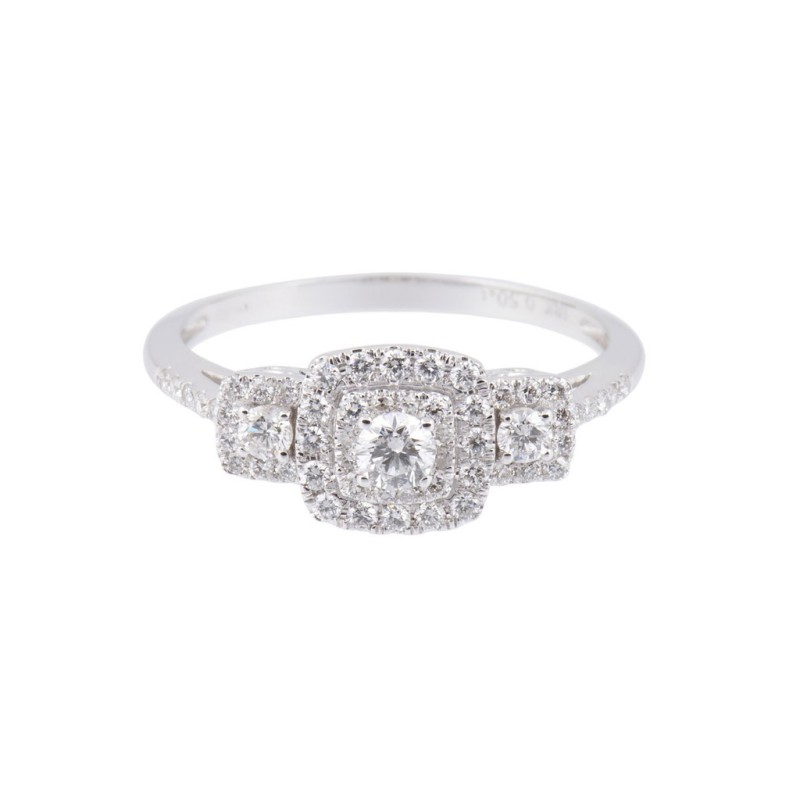18ct White Gold 0.50ct Diamond Ring
