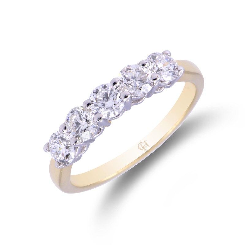 18ct Yellow Gold 1.00ct Diamond Eternity Ring