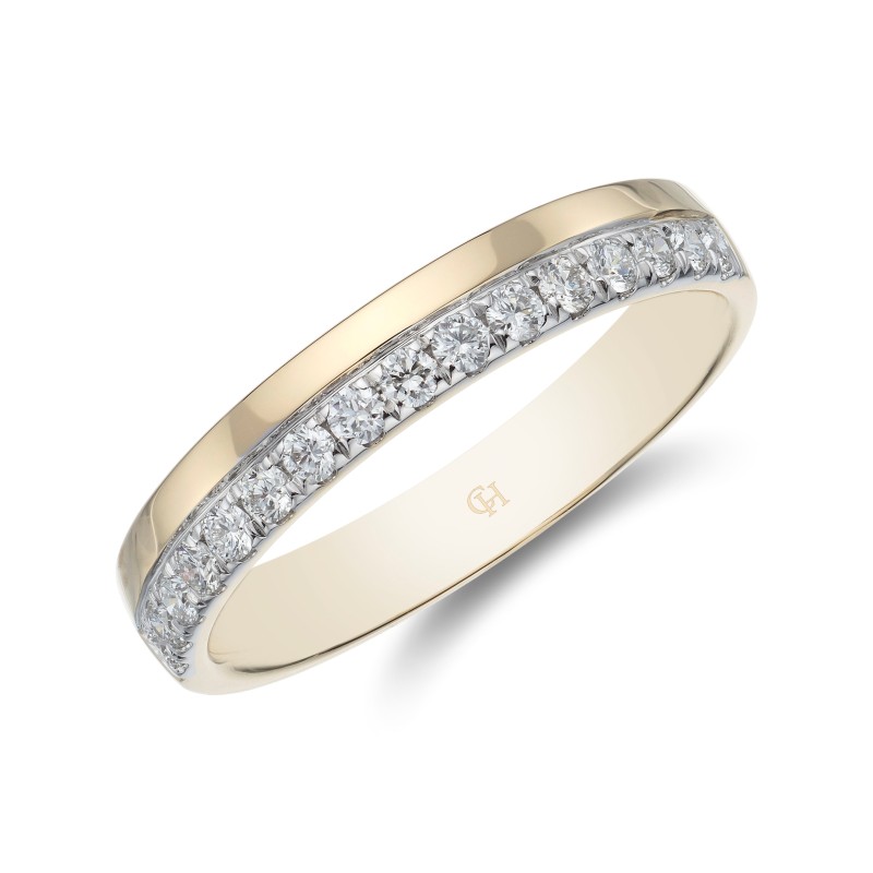 18ct Yellow Gold Brilliant Cut 0.30ct Diamond Eternity Ring