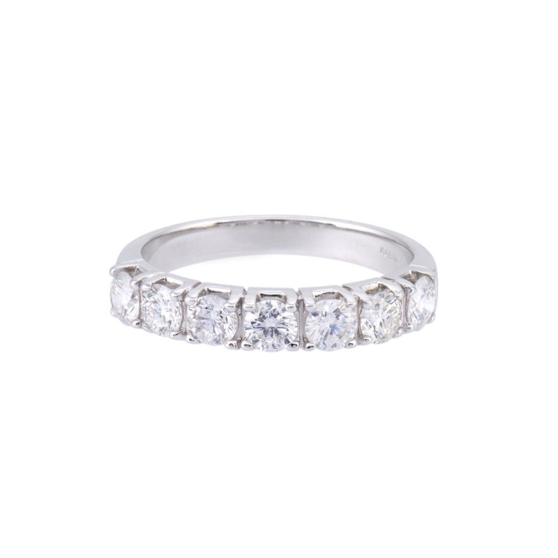 18ct white gold 1.00ct diamond eternity ring