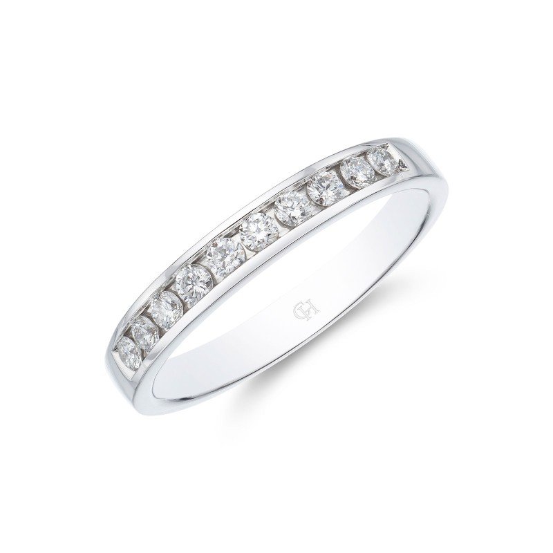 18ct White Gold Brilliant Cut 0.25ct Diamond Eternity Ring