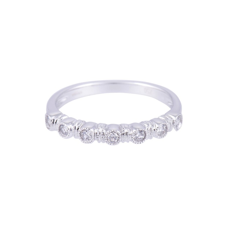 18ct White Gold 0.18ct Round Brilliant Diamond Eternity Ring