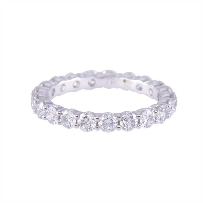 18ct White Gold Approx 2.00ct Round Brilliant Diamond Eternity Ring