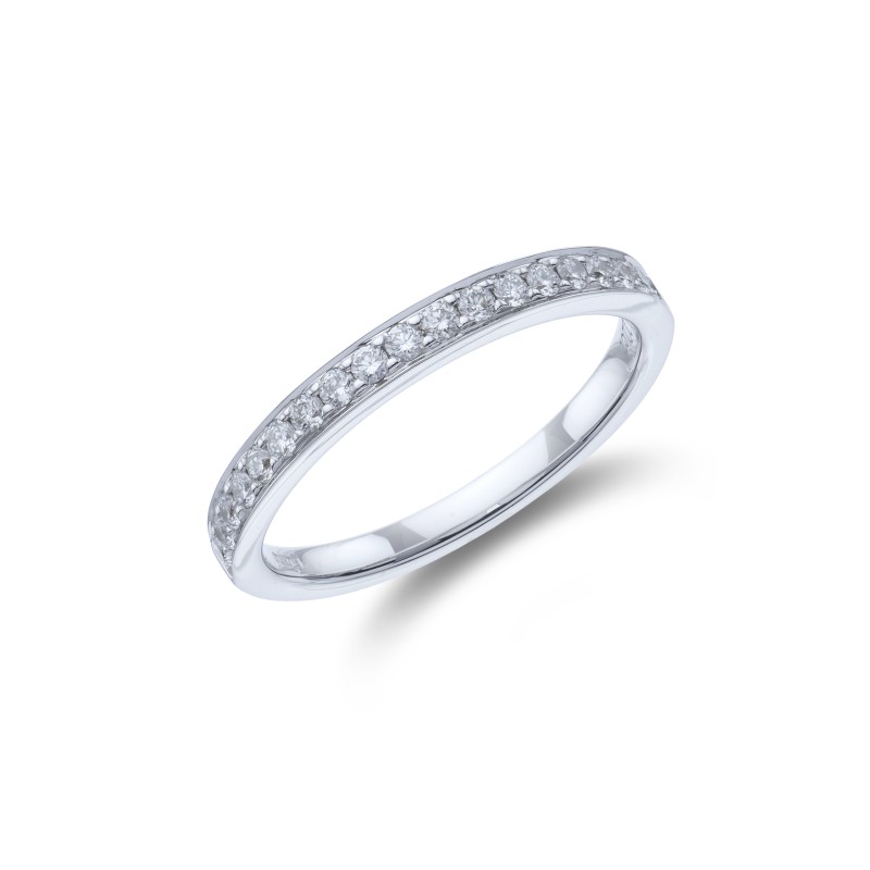 18ct White Gold Brilliant Cut 0.20ct Diamond Eternity Ring