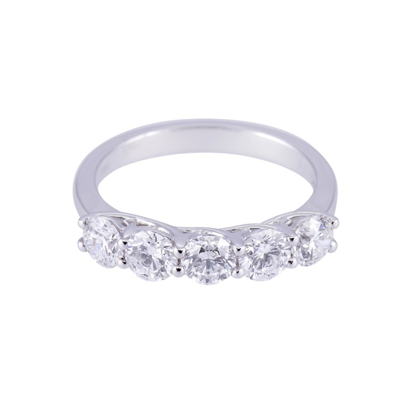 Platinum Approx 1.50ct Round Brilliant Diamond Eternity Ring