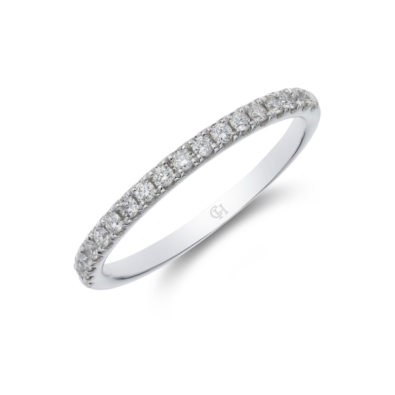 Platinum Brilliant Cut 0.20ct Diamond Eternity Ring