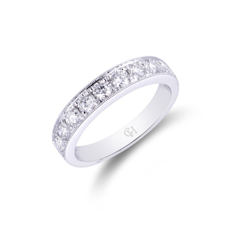 Platinum Brilliant Cut 0.75ct Diamond Eternity Ring