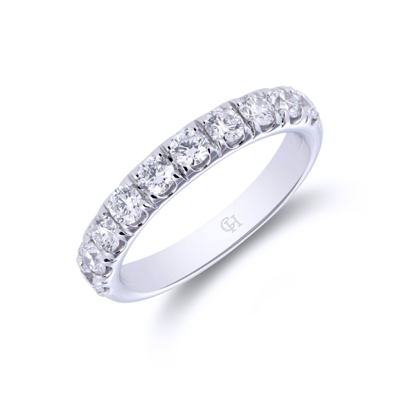 Platinum Brilliant Cut 1.00ct Diamond Eternity Ring
