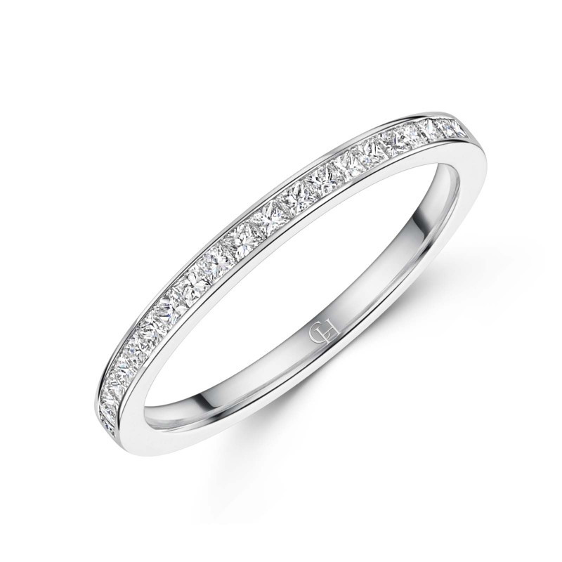 Platinum Princess Cut 0.33ct Diamond Eternity Ring
