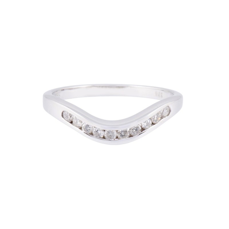 9ct White Gold 0.33ct Diamond Eternity Ring