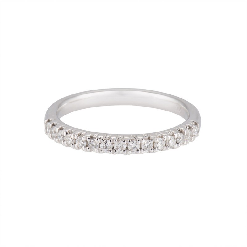 9ct White Gold Approx 0.25ct Round Brilliant Diamond Eternity Ring