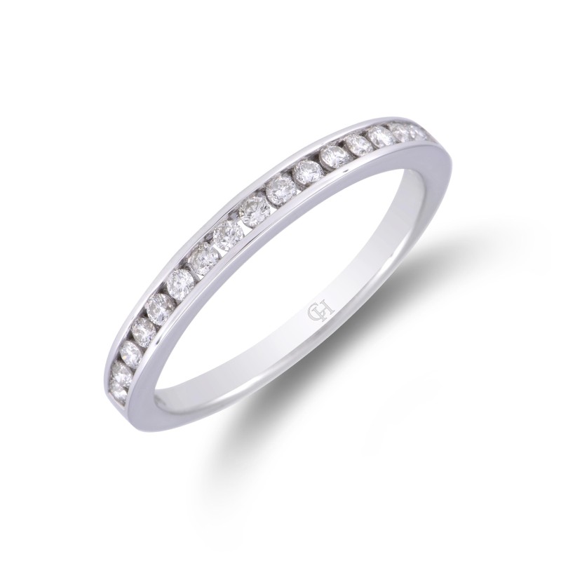 9ct White Gold Brilliant Cut 0.25ct Diamond Eternity Ring