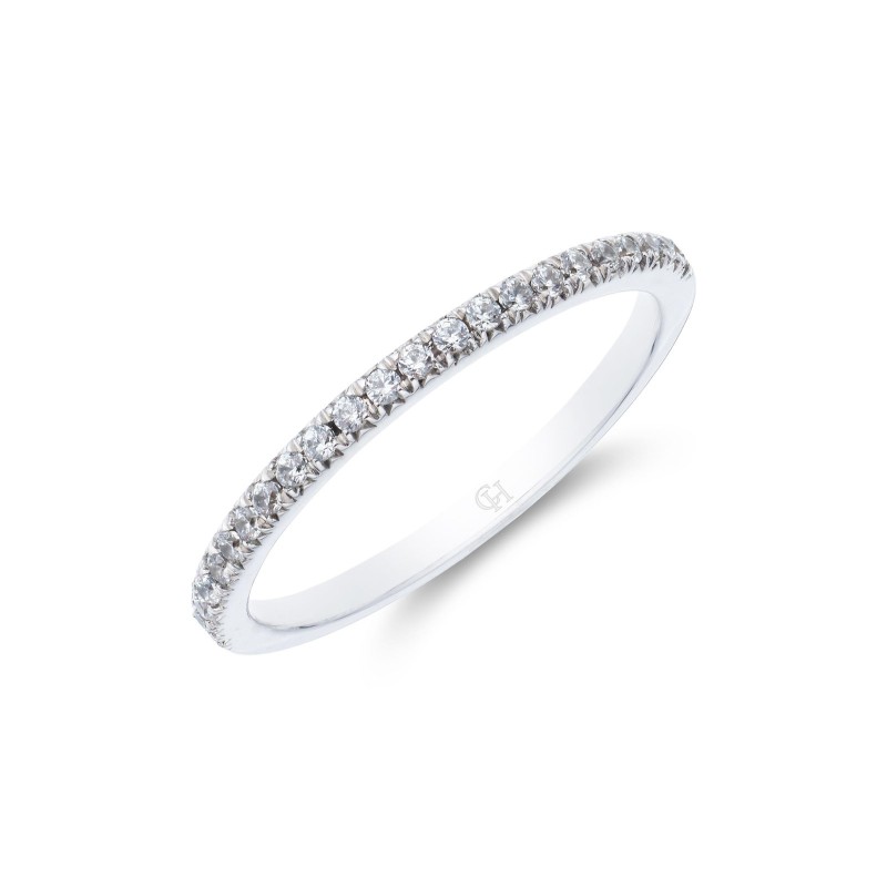 9ct White Gold Brilliant Cut 0.15ct Diamond Eternity Ring