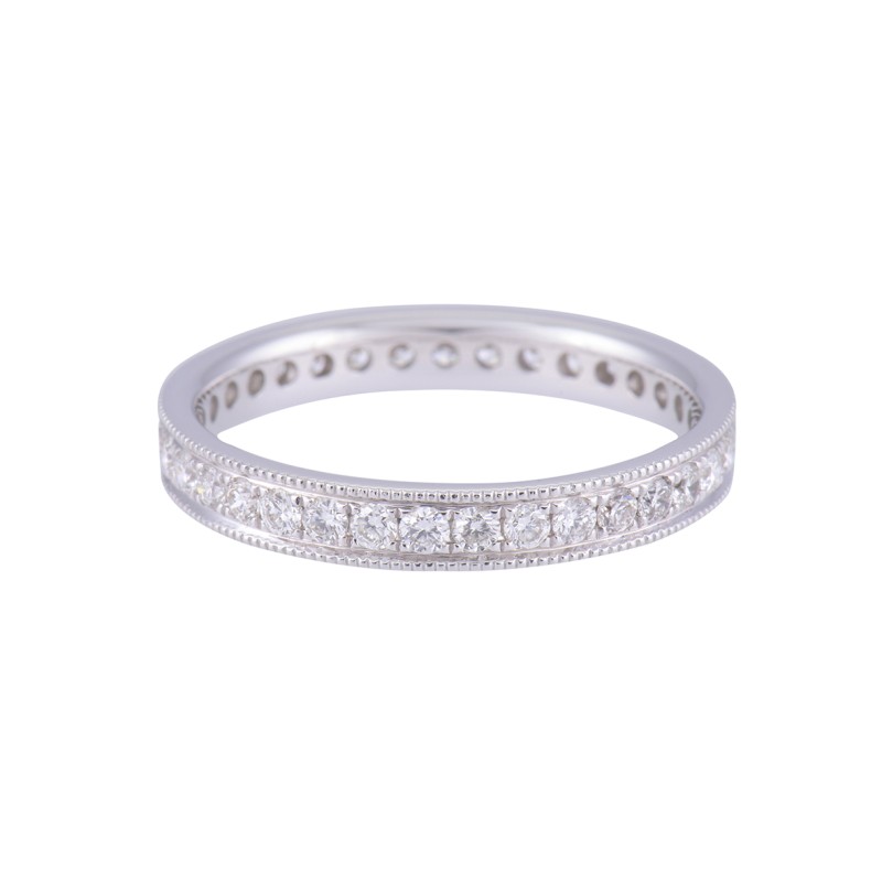 18ct White Gold Approx 0.60ct Round Brilliant Diamond Eternity Ring