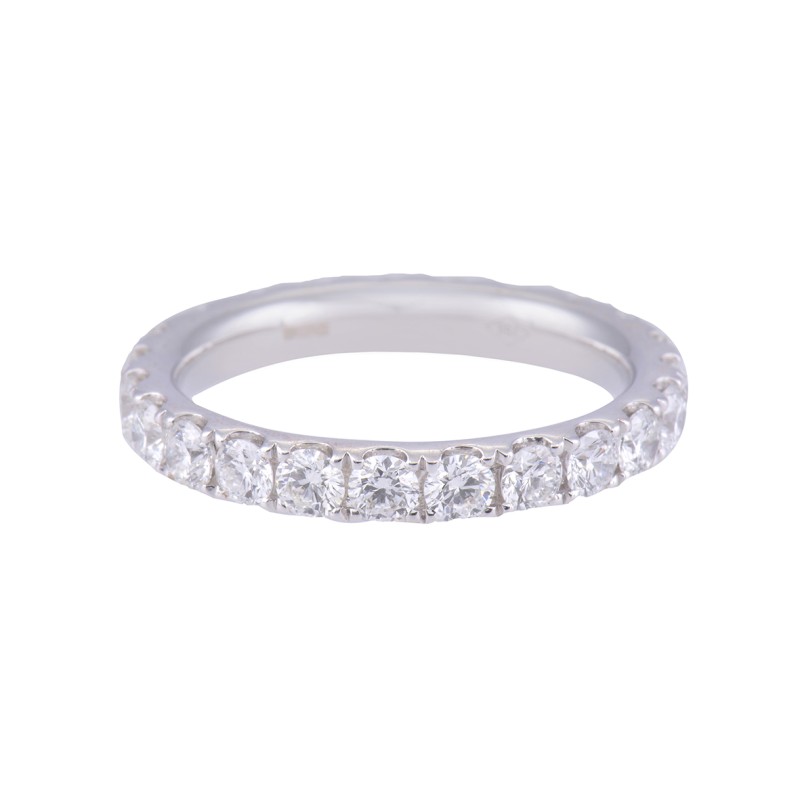 18ct White Gold Approx 1.85ct Round Brilliant Diamond Eternity Ring